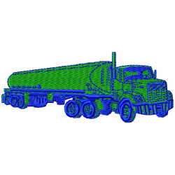 Truck Embroidery Design 1 Truck Embroidery Design 1
